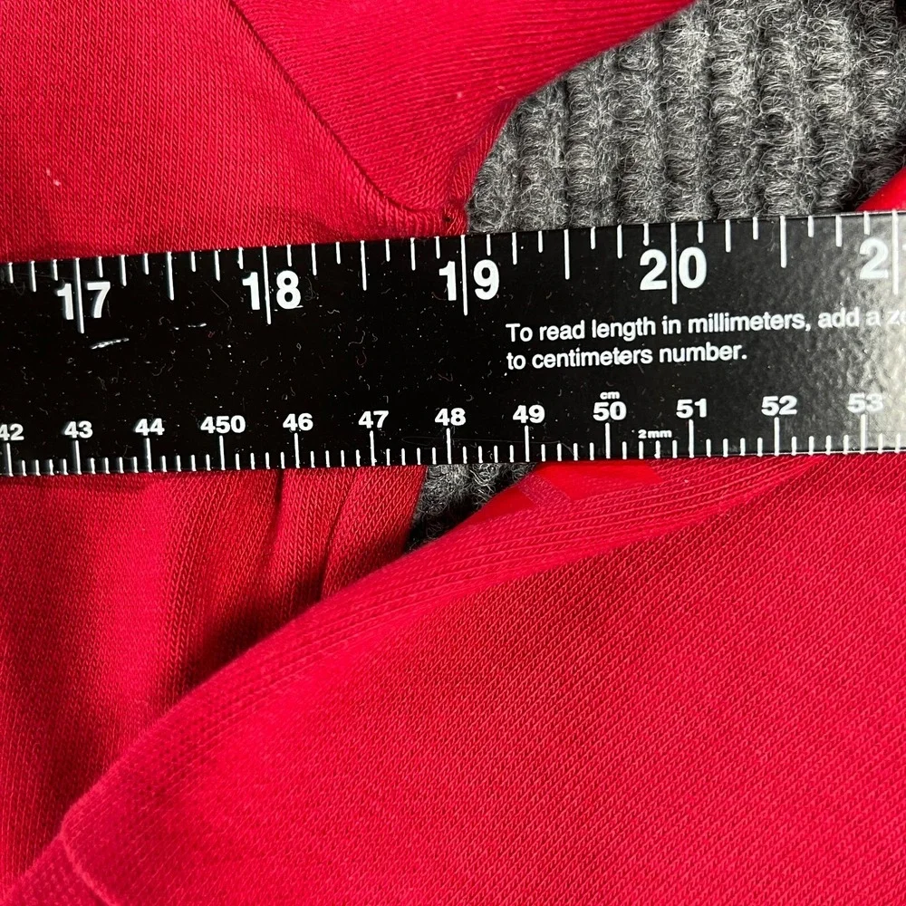 Nike Hoodie Sweatshirt Womens Small Red Long Sleeve Dri-Fit‎ Active Casual